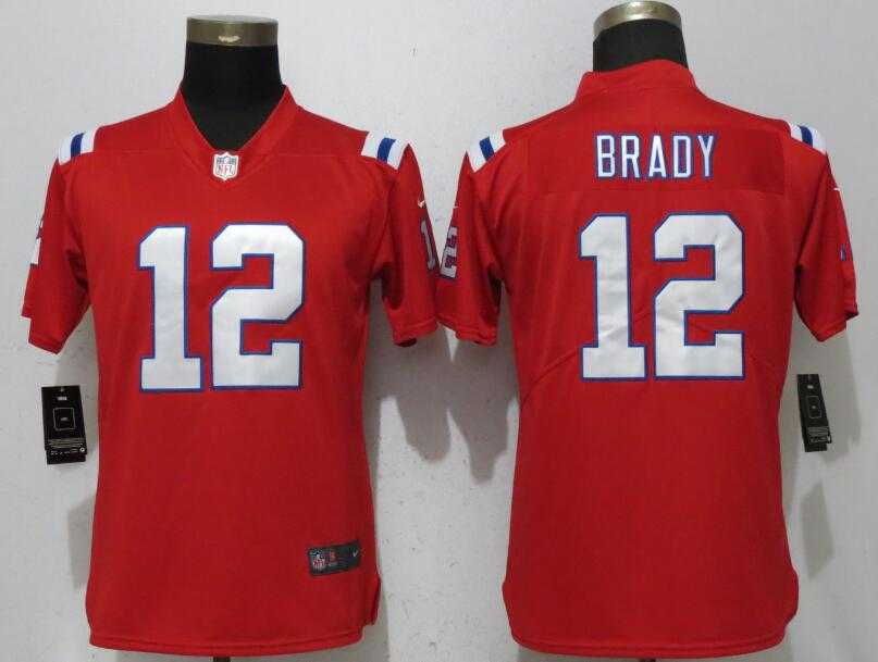 Women Nike Patriots 12 Tom Brady Red Vapor Untouchable Player Limited Jersey,We sell and wholesale Women Nike Patriots 12 Tom Brady Red Vapor Untouchable Player Limited Jersey on line form chian!